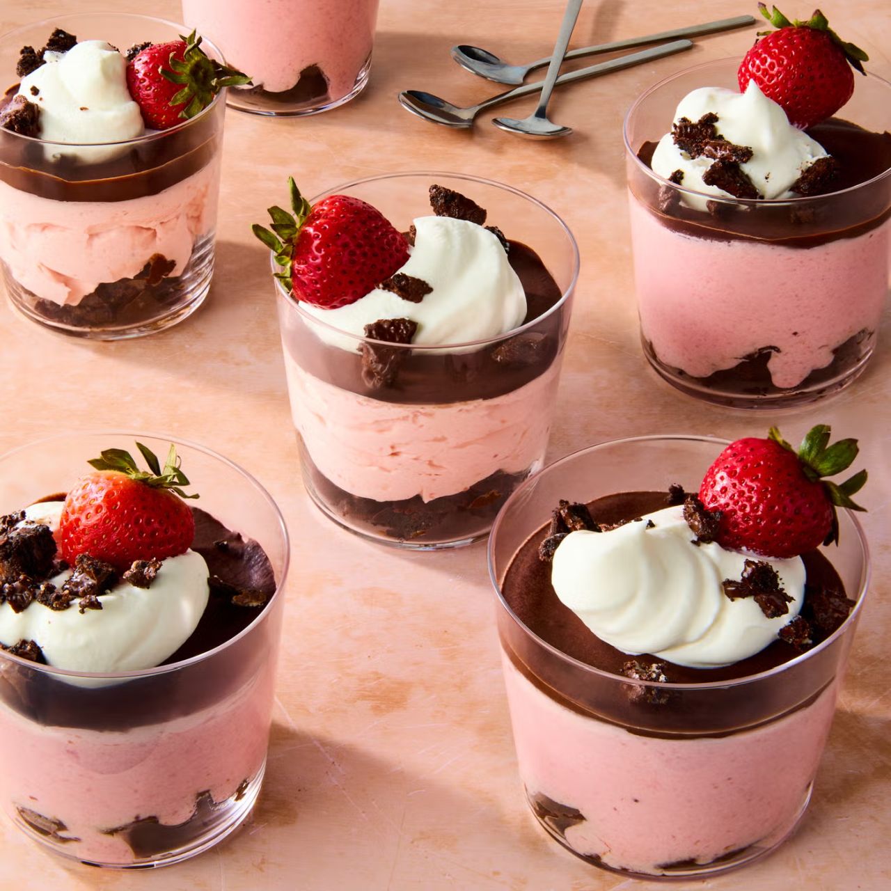 Chocolate-Covered Strawberry Mousse