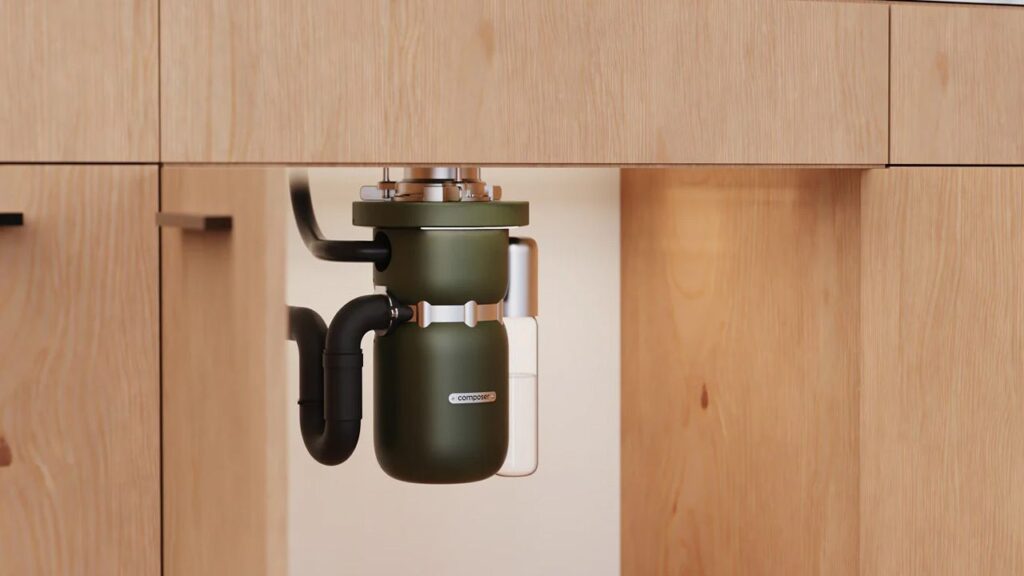 Composer One Brings Cimate-Smart Food Disposal System Without Clogging Your Sink Composer One Modern In-Sink Disposal_2