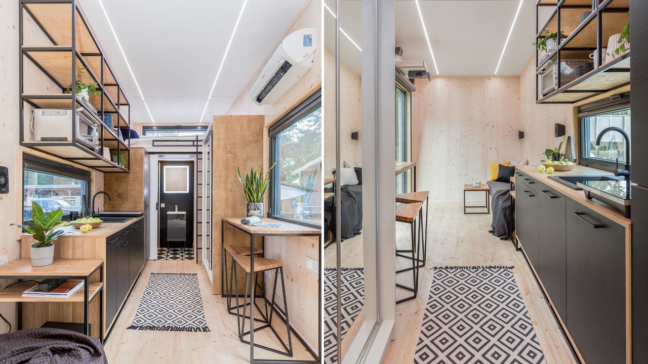 Dark Vader Tiny House - interior