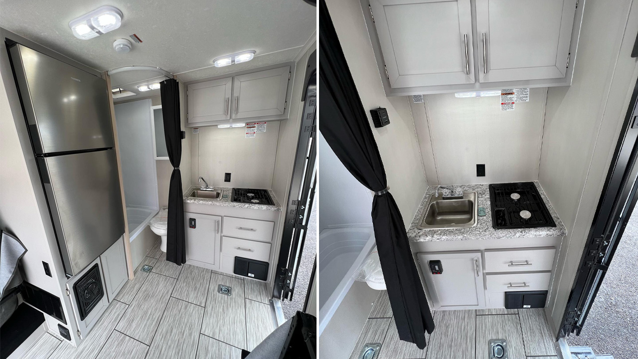 Dune Sport 10-Foot Mini Toy Hauler Comes With Bathroom