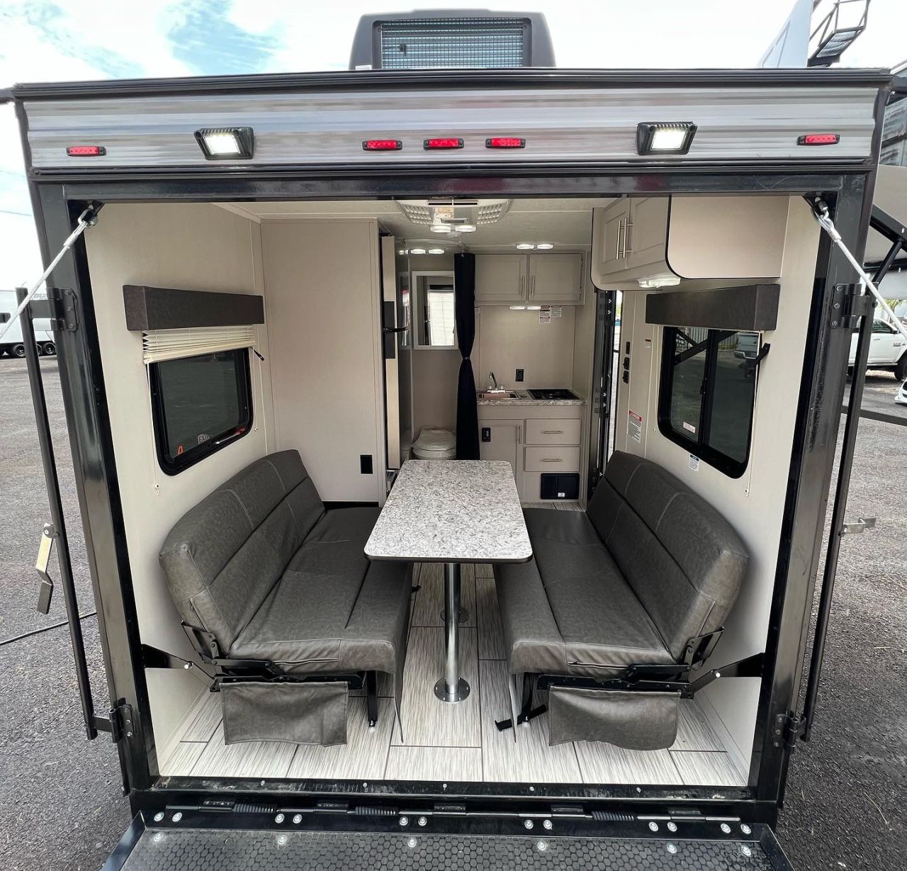 Dune Sport 10-Foot Mini Toy Hauler Comes With Bathroom