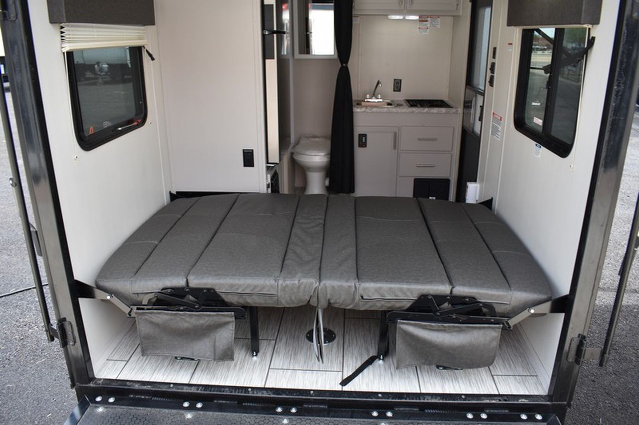 Dune Sport 10-Foot Mini Toy Hauler Comes With Bathroom