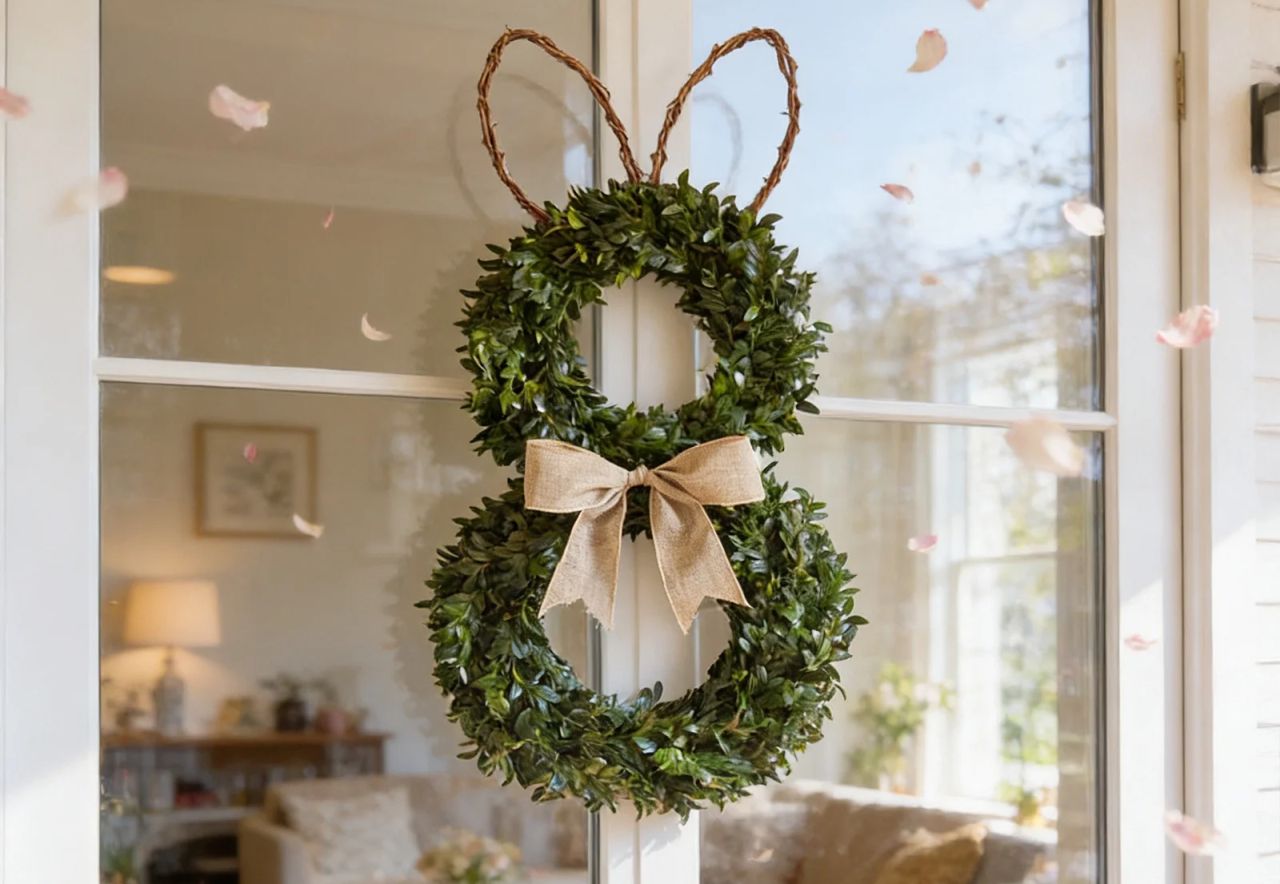 Easter Bunny Ear Wreath