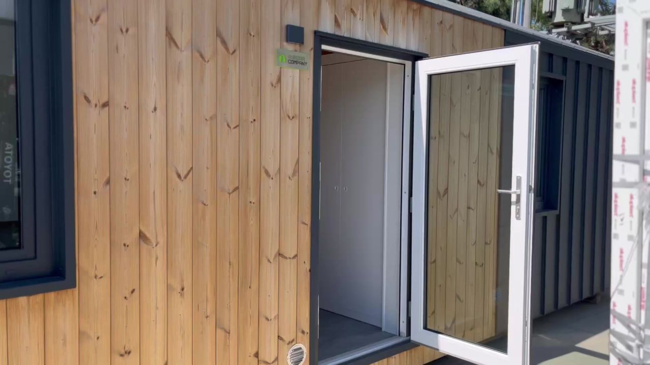 Exterior of Evergreen tiny house