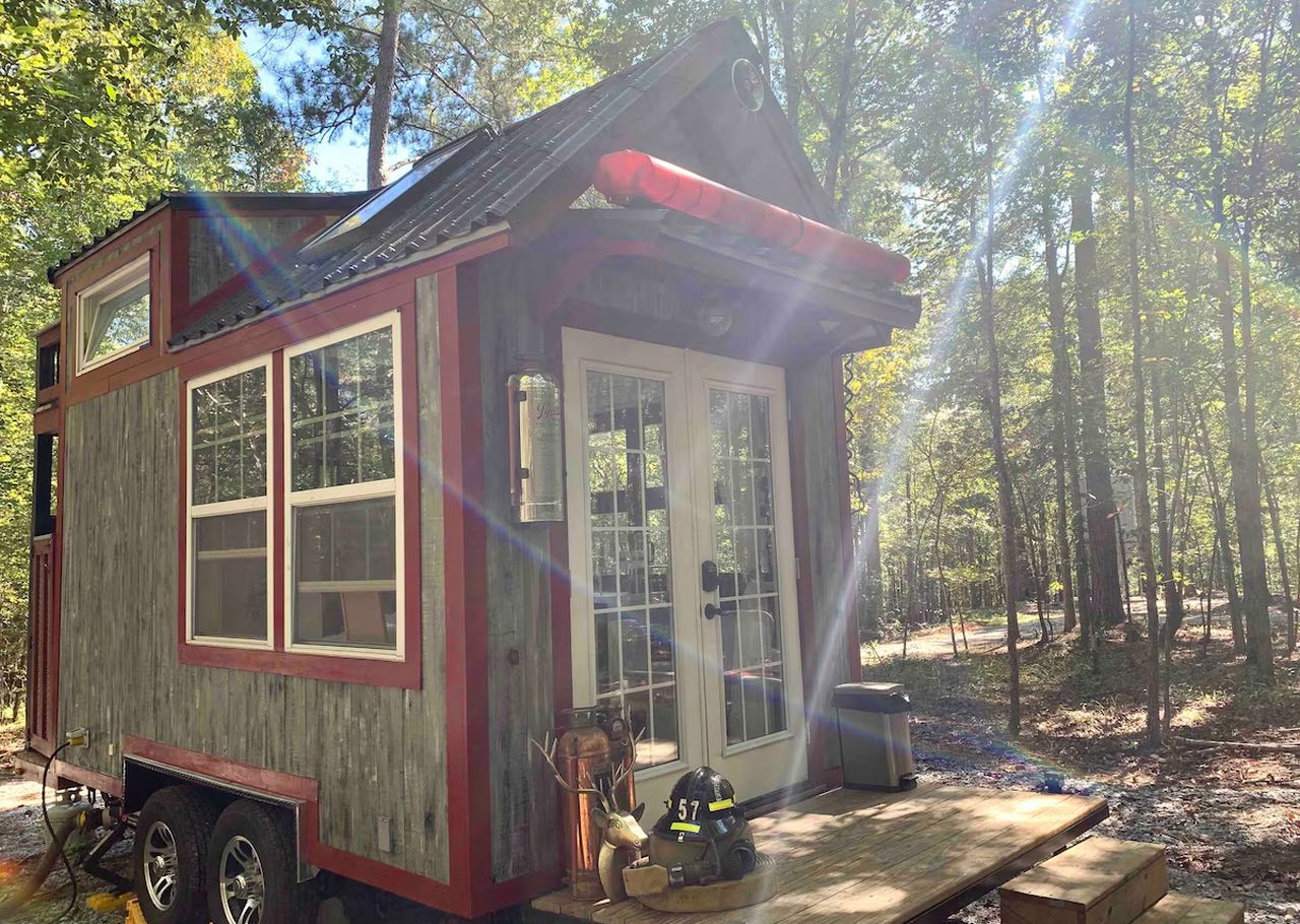 Exterior of Firehouse Tiny House