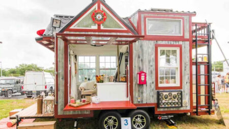 Firehouse Tiny House in Eatonton, Georgia Honors Firefighters