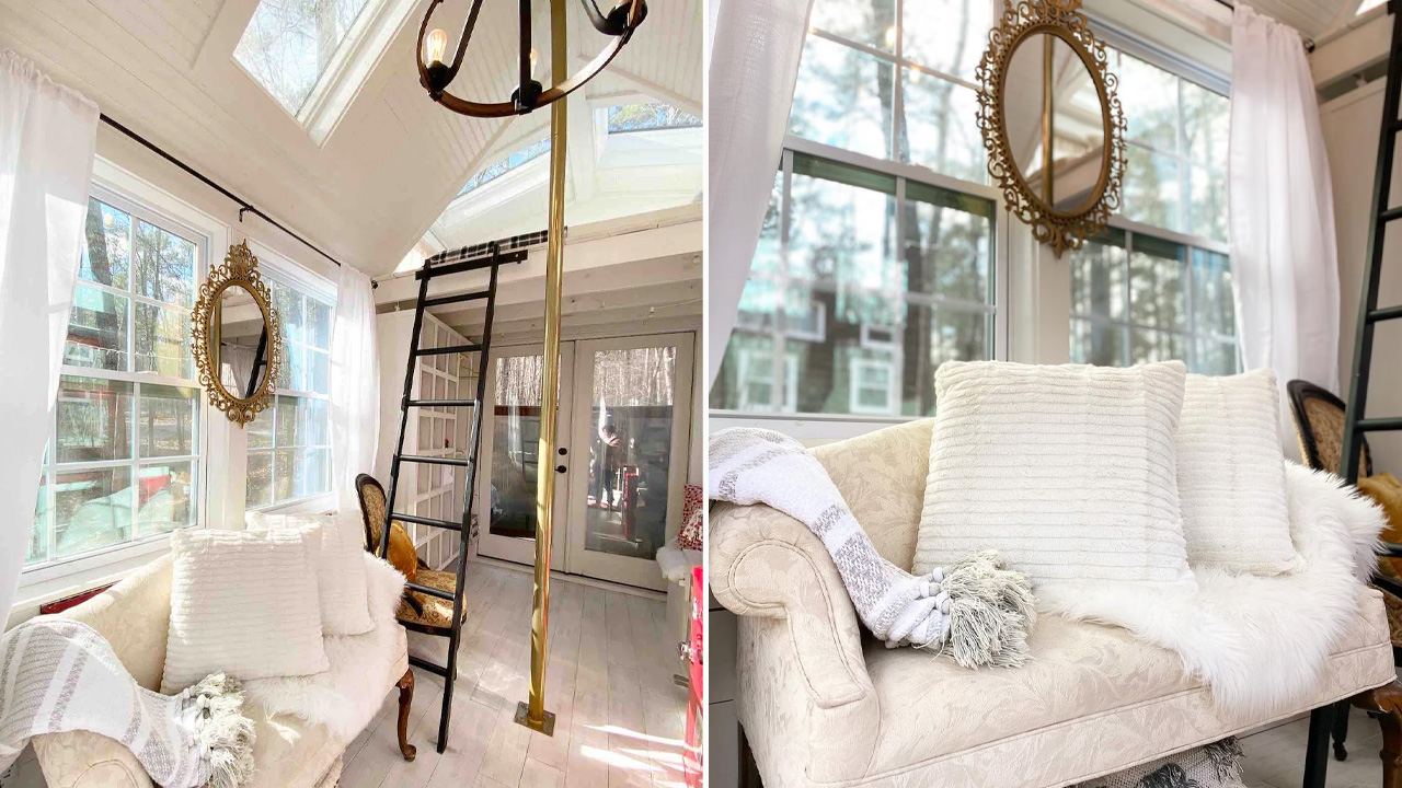 Firehouse Tiny House in Eatonton_Living Room