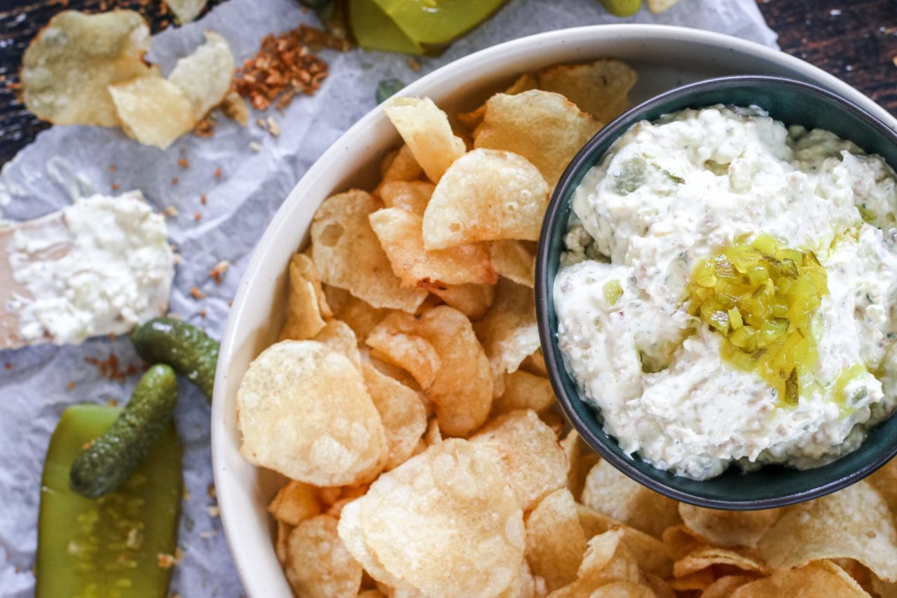 Fried Pickle Ranch Dip