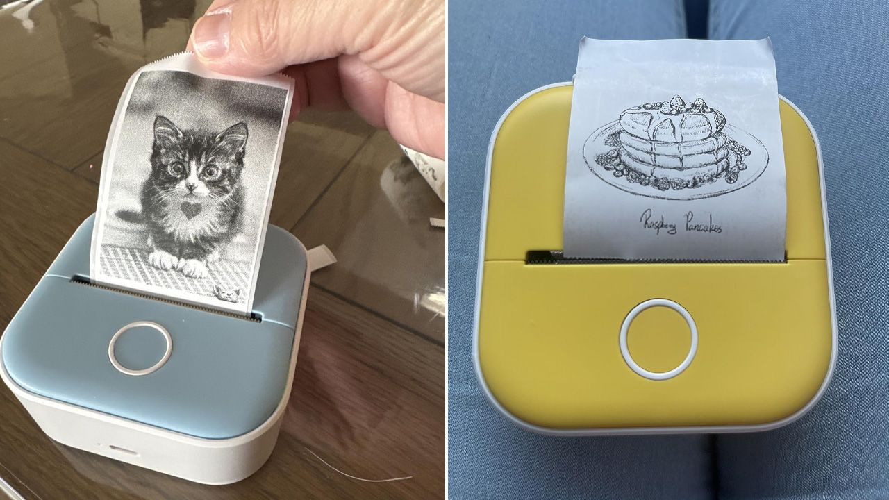 Grandma Hobby Gifts for Valentines Day - Print Pods Mini Sticker Printer