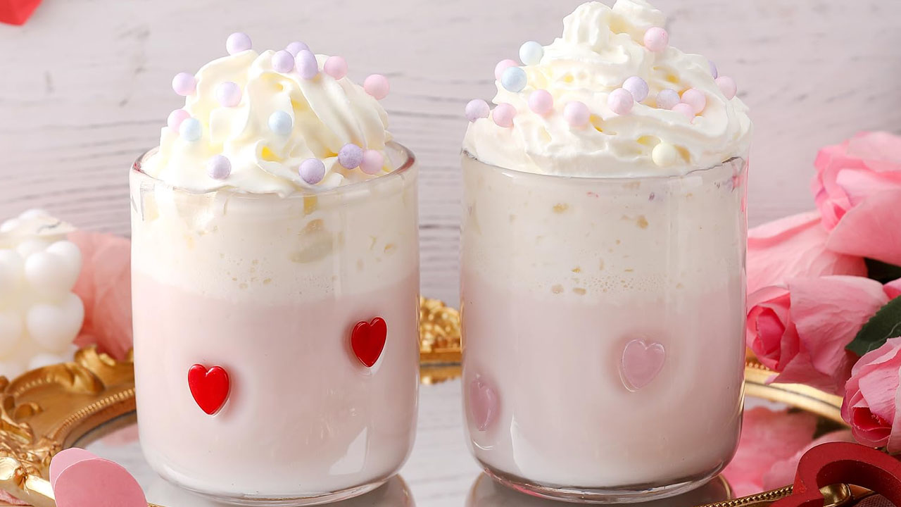 Heart Icon Juice Glasses