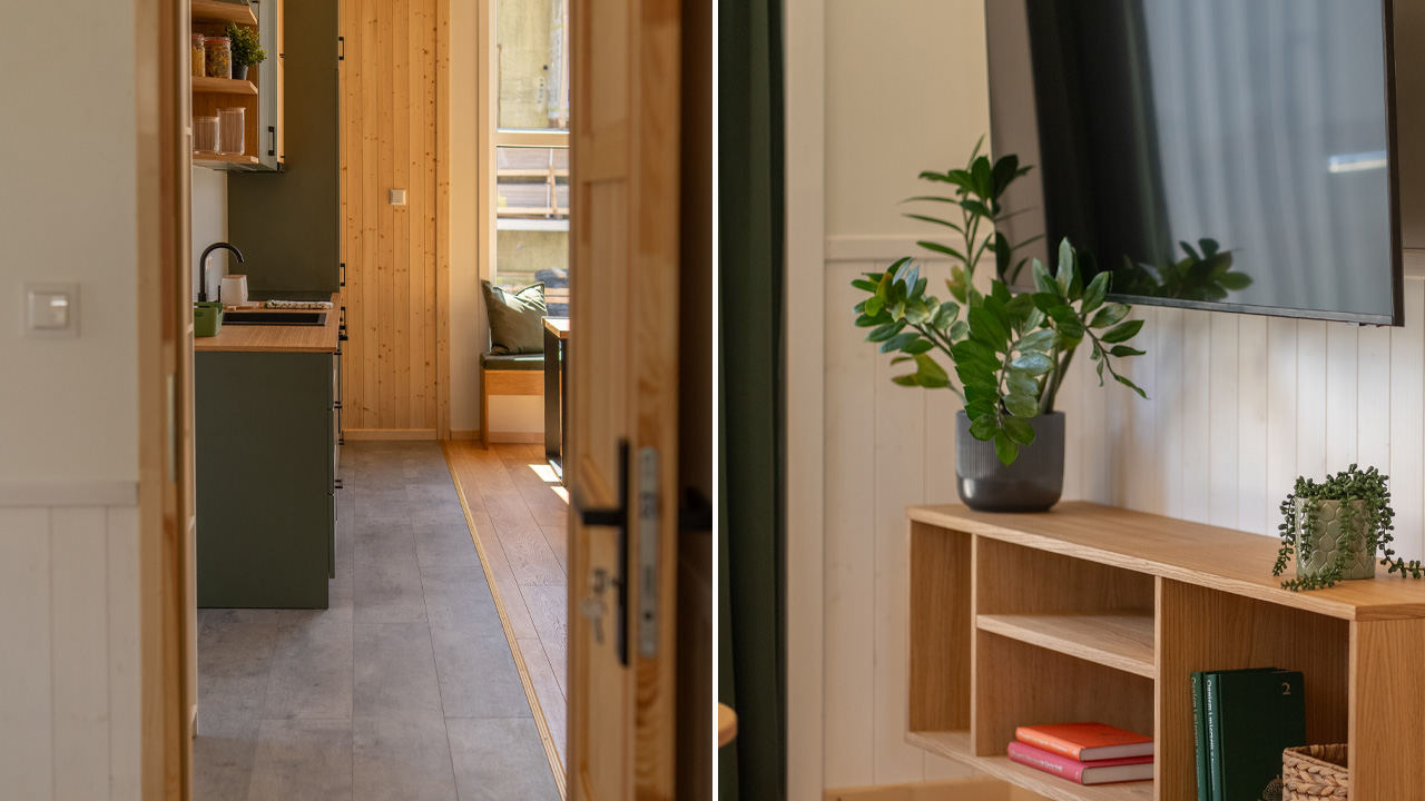 Interior of Evergreen Tiny House
