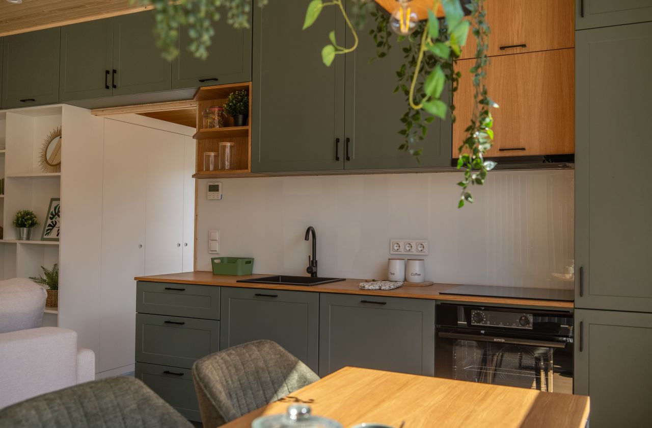 Kitchen of Evergreen Tiny House