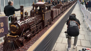 Largest Chocolate Train Sculputre wins Guinness World Record