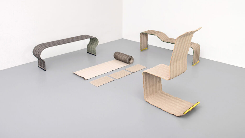 LinumTube Seating Furniture is Made From Flax Fibers and Steel Frame