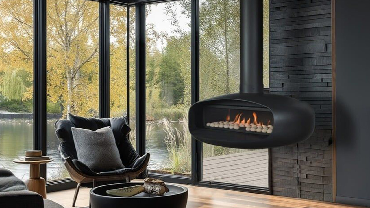 Ortal Launches Oval 80 Suspended Fireplace Model for IBS 2026