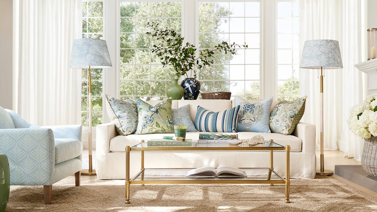 Pottery Barn x Kravet collection