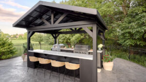 Range Outdoor Living Launches $15K Lancaster Galley Kitchen for Al-Fresco Evenings Range Outdoor Living by Backyard Discovery Lancaster Galley Outdoor Kitchen at KBIS 2026