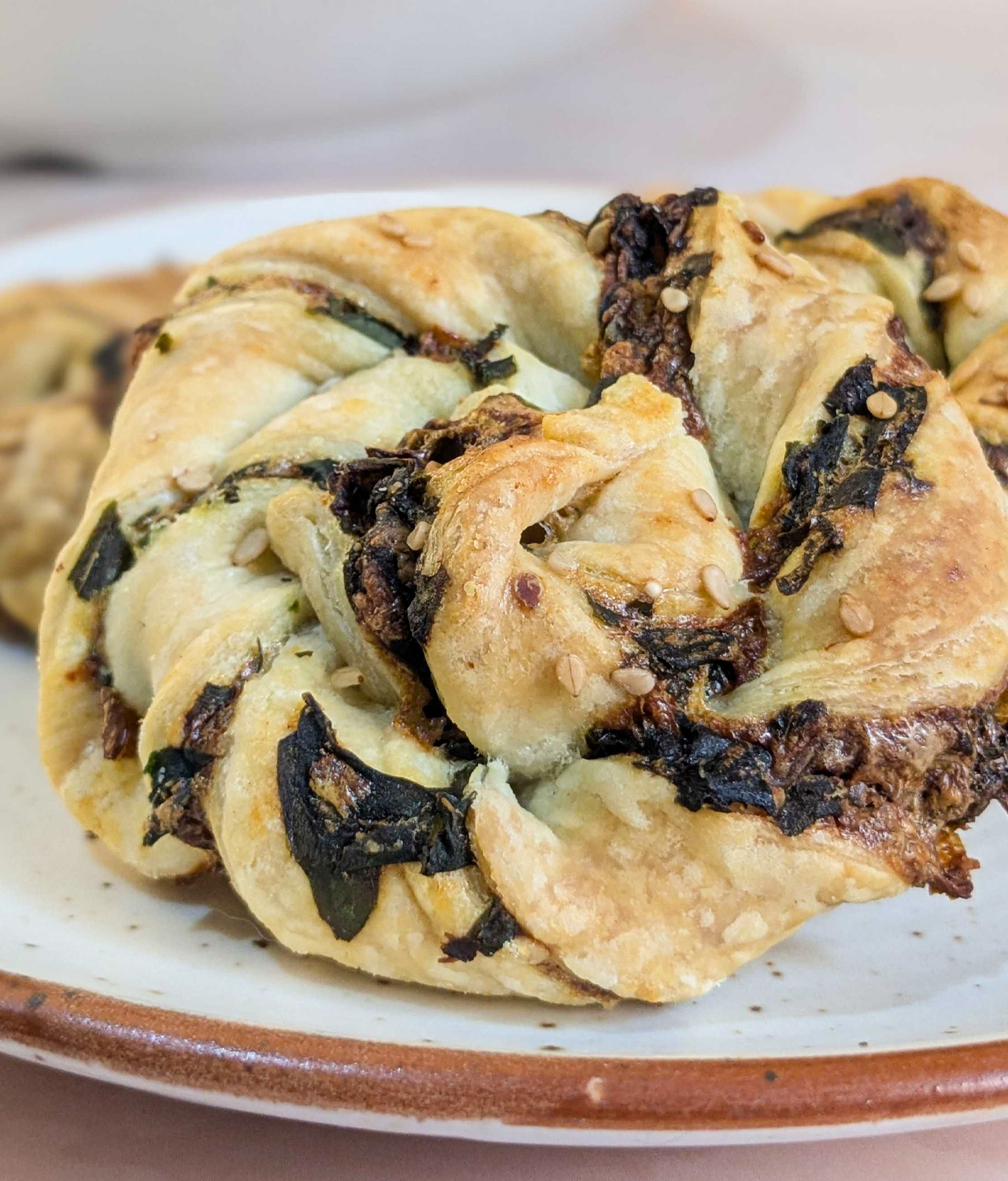 Recipe for Spinach and Cheese Twisted Pinwheels (8)