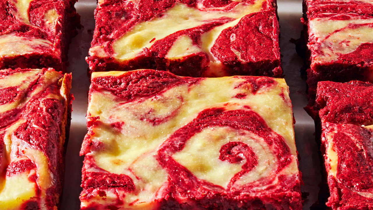 Red Velvet Cheesecake Brownies