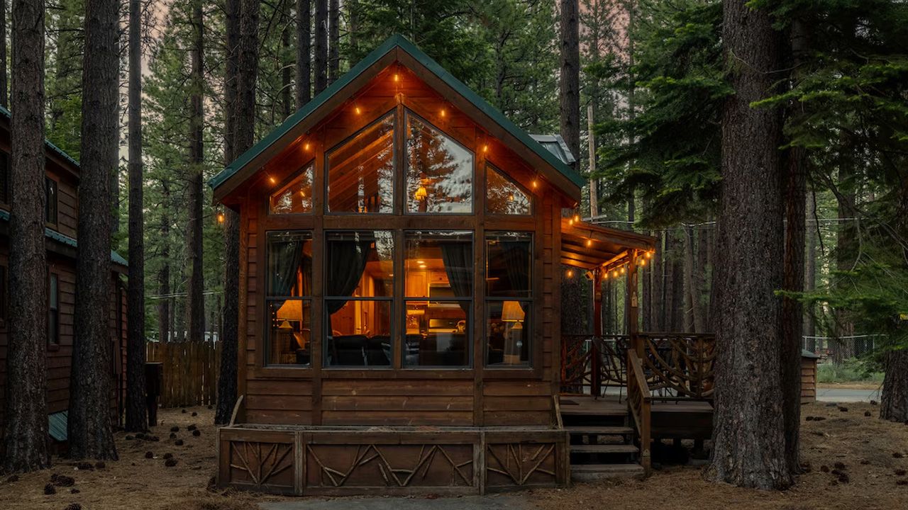 Romantic Airbnbs for Valentine's Day Getaway - Cozy Cub Cabin in South Lake Tahoe, California - 1