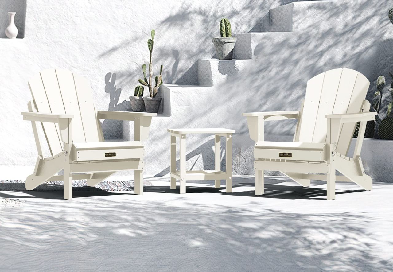 SERWALL Folding Adirondack Chair
