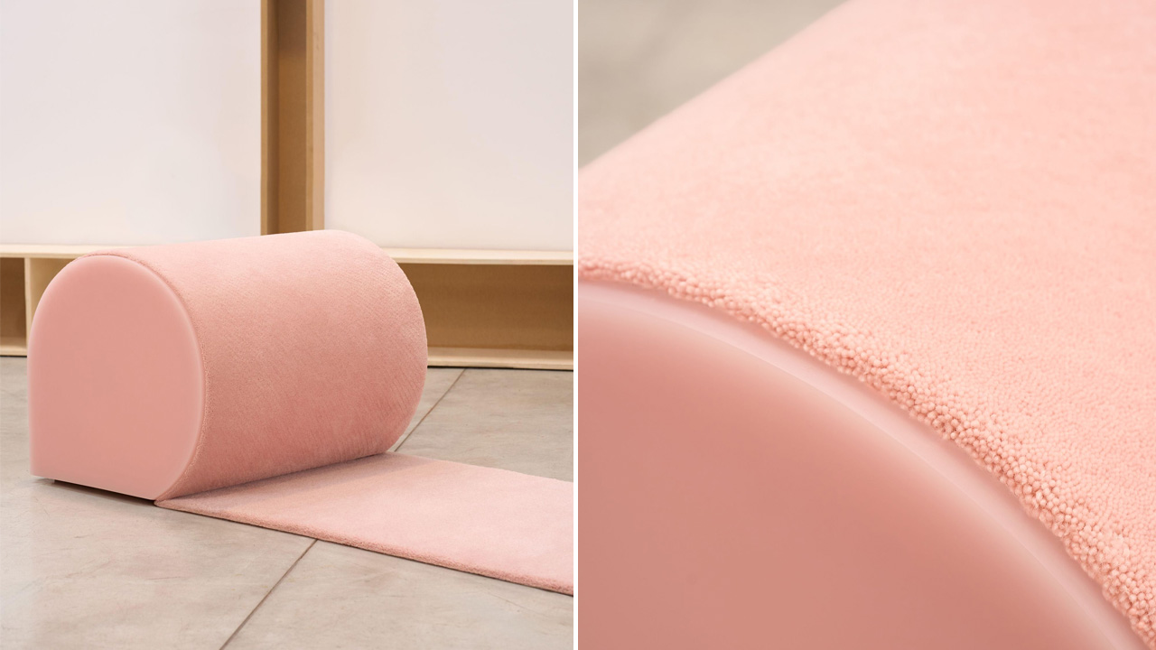 Sabine Marcelis’ Designs Rug That Doubles Up as Seating Furniture