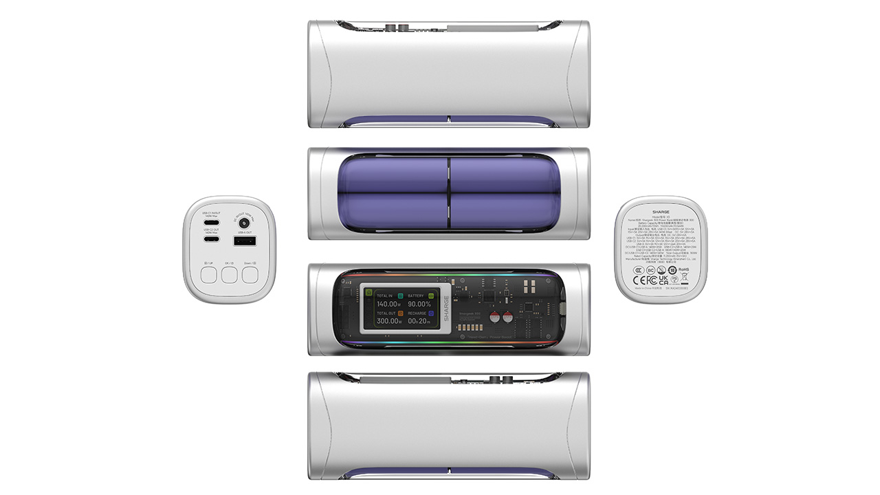 Shargeek 100 Power Bank Has 24,000mAh Battery With 300W Maximum Output