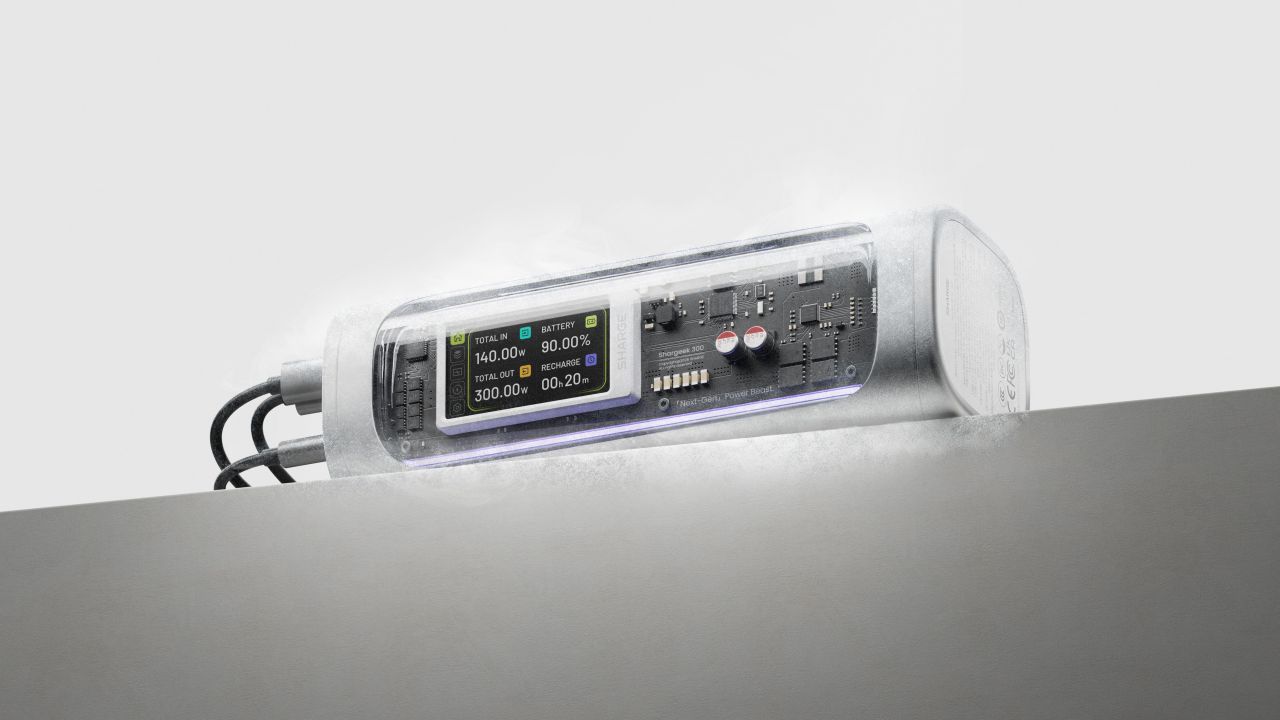 Shargeek 100 Power Bank Has 24,000mAh Battery With 300W Maximum Output