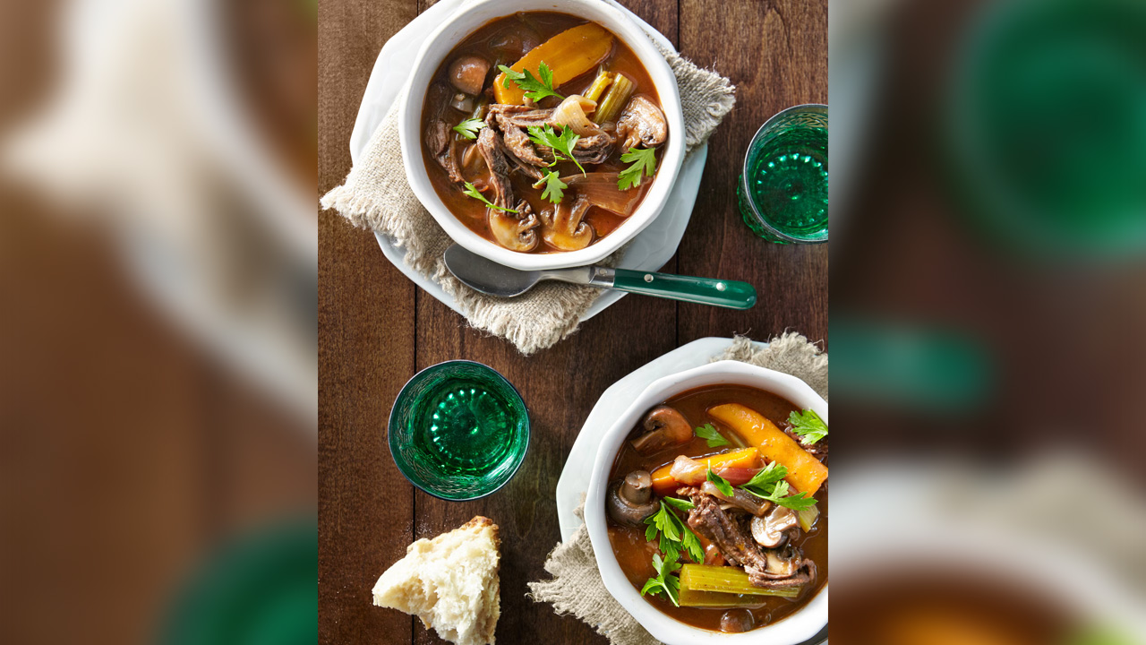 Slow-Cooker Red Wine Beef Stew