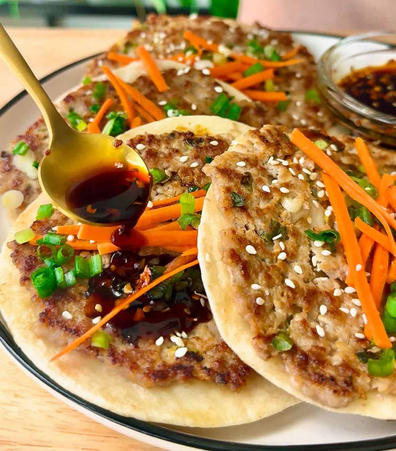 Smash Dumpling Tacos