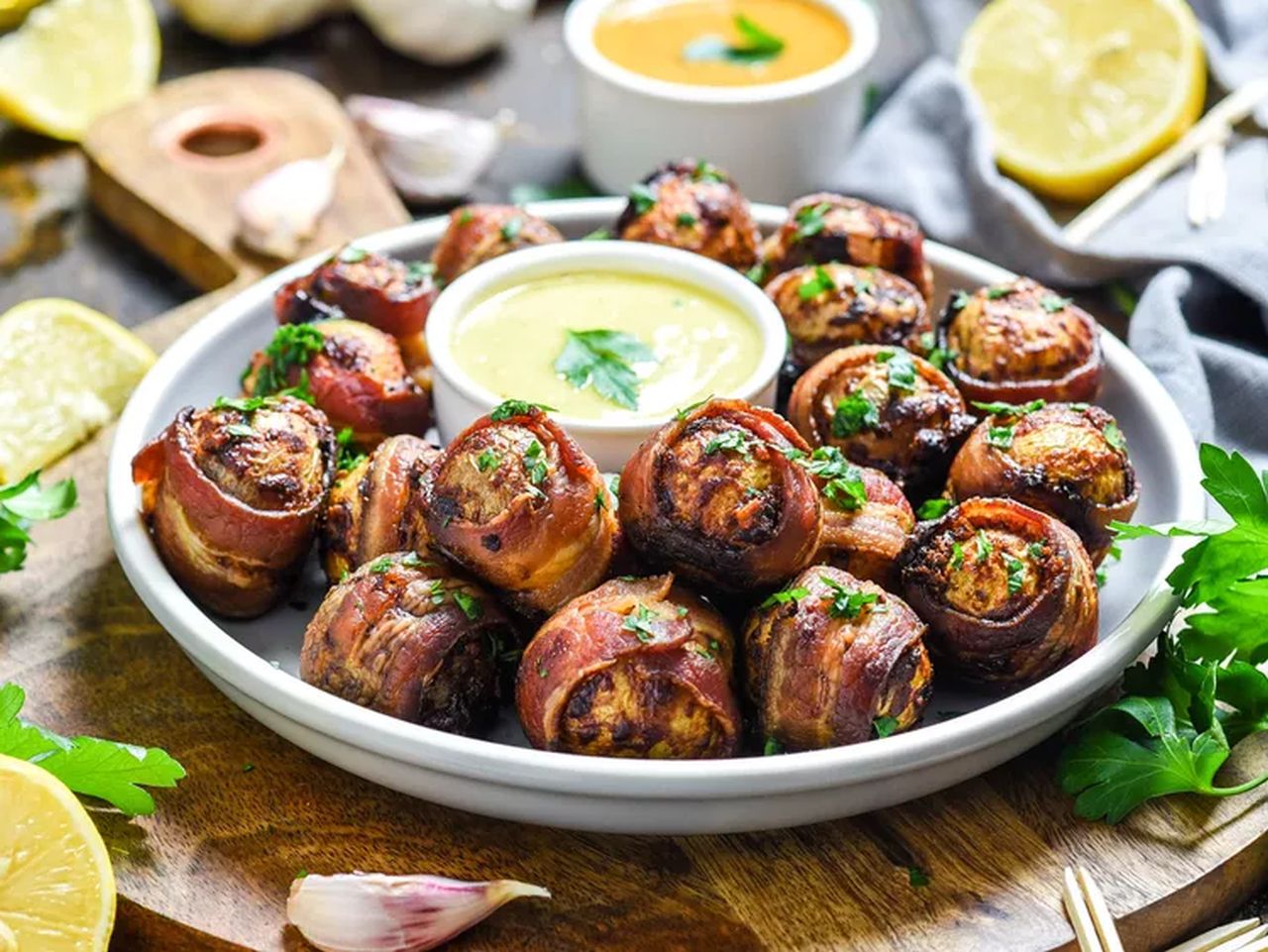 Smoky Bacon-Wrapped Baby Potatoes