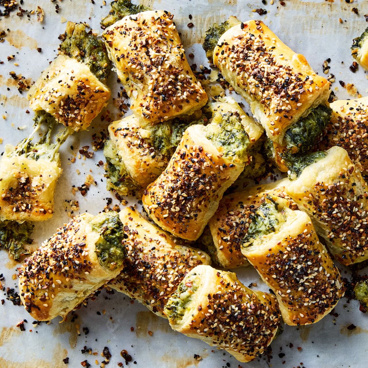 Spinach Dip Rolls
