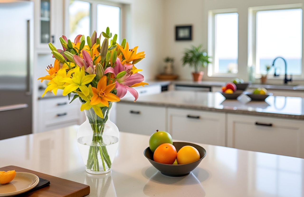 Stargazer Barn 10 Stem Sunrise Royal Lilies
