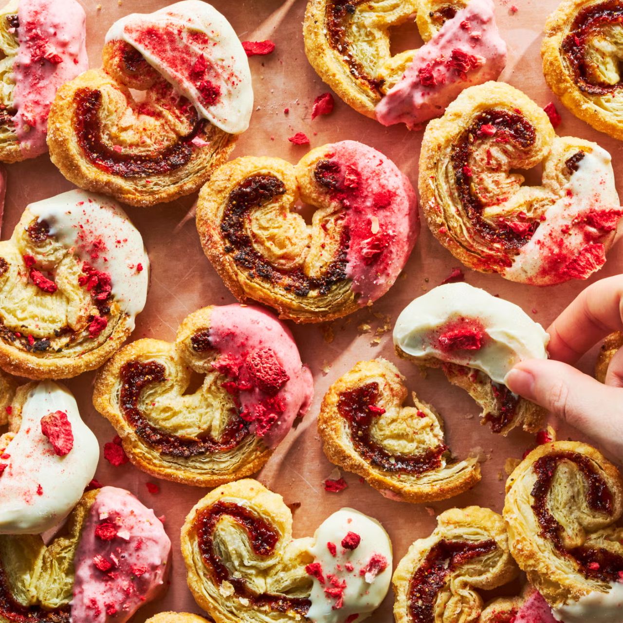 Strawberry Palmiers