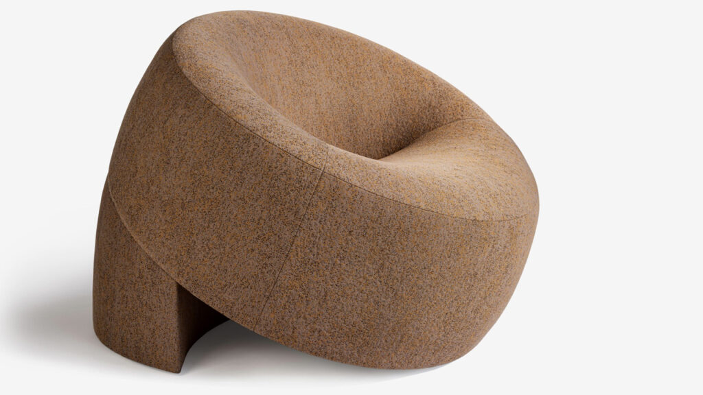 Sumo Armchair Resembles Japanese Mochi Dessert With Soft Dough-Like Rounded Form Sumo Armchair by Woo Furniture Resembles Japanese Mochi Dessert With its soft Dough-like Rounded Form