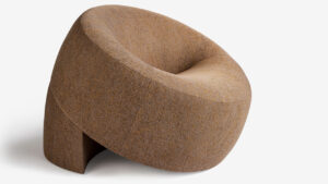 Sumo Armchair Resembles Japanese Mochi Dessert With Soft Dough-Like Rounded Form Sumo Armchair by Woo Furniture Resembles Japanese Mochi Dessert With its soft Dough-like Rounded Form