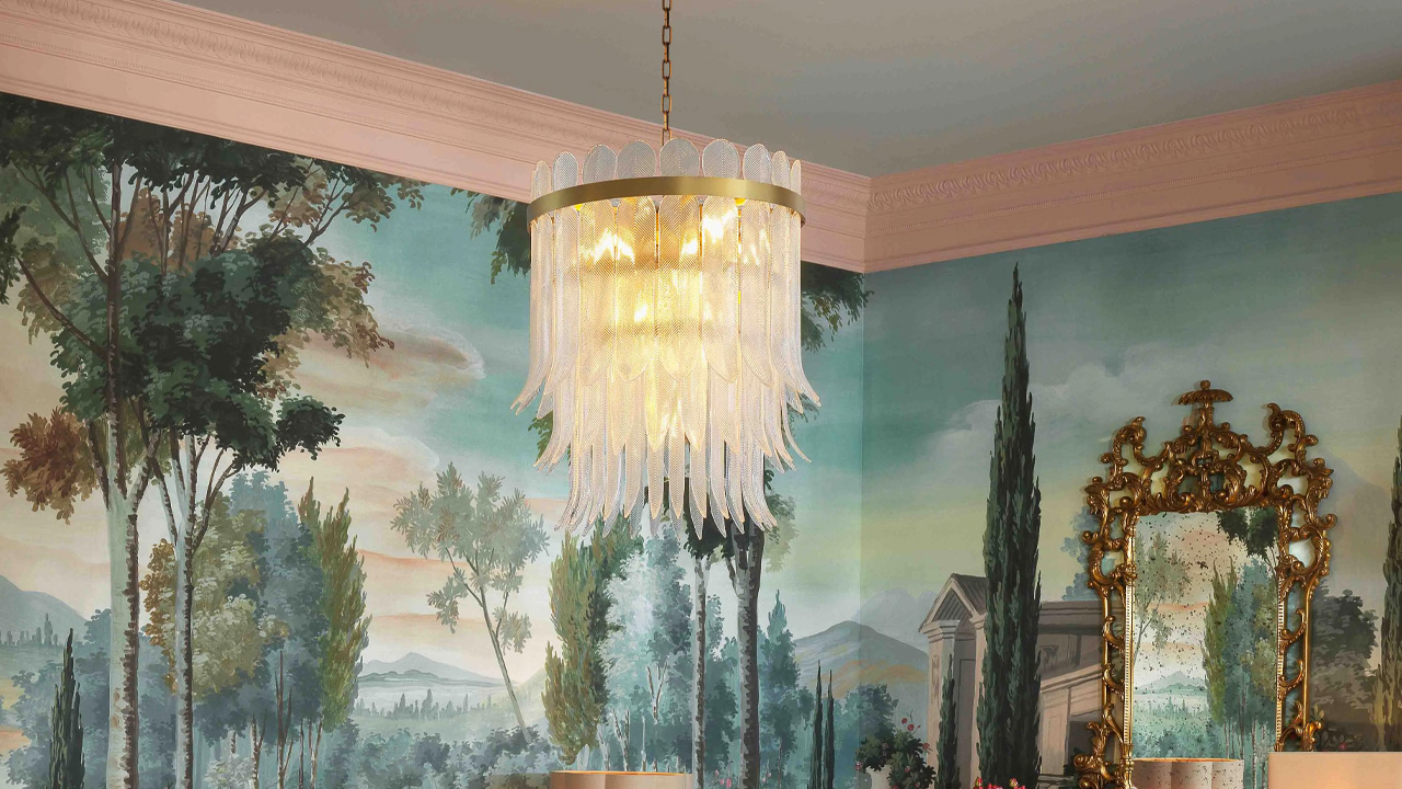 Top interior design trends for 2026 - sculptural lighting