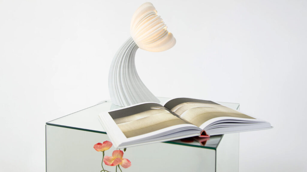 Unlit Design Translates mid-Blooming Flower Into Sculptural Form By Introducing Poppy Table Lamp