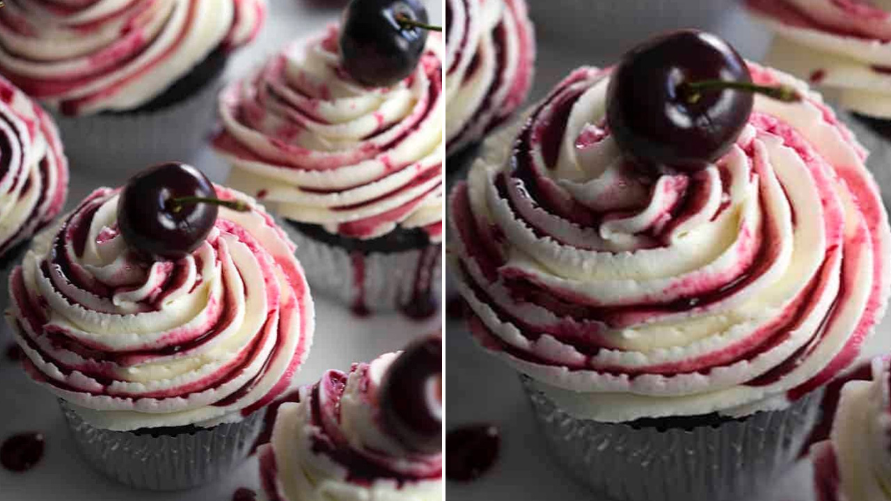 Chocolate Cherry Cupcakes