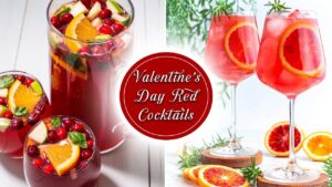 Valentine's Day Red Cocktails