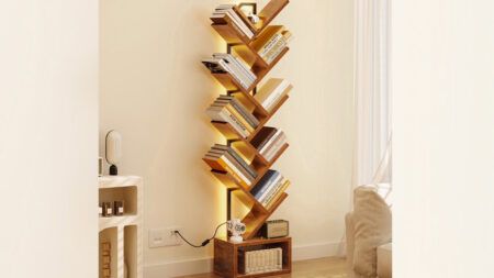 Walmart’s $48 8-Tier Tree Bookshelf is a Tempting Offer for Book Nerds