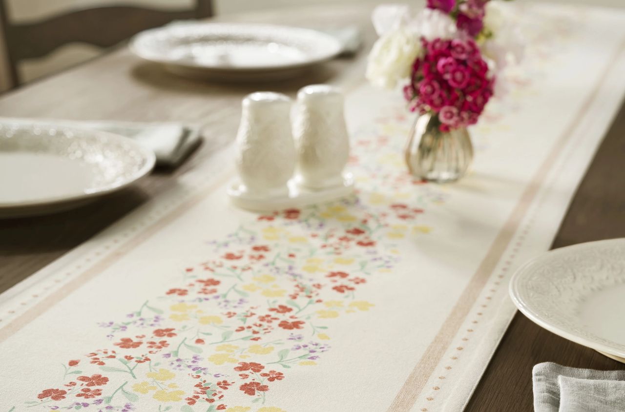 Wildflower Fabric Table Runner