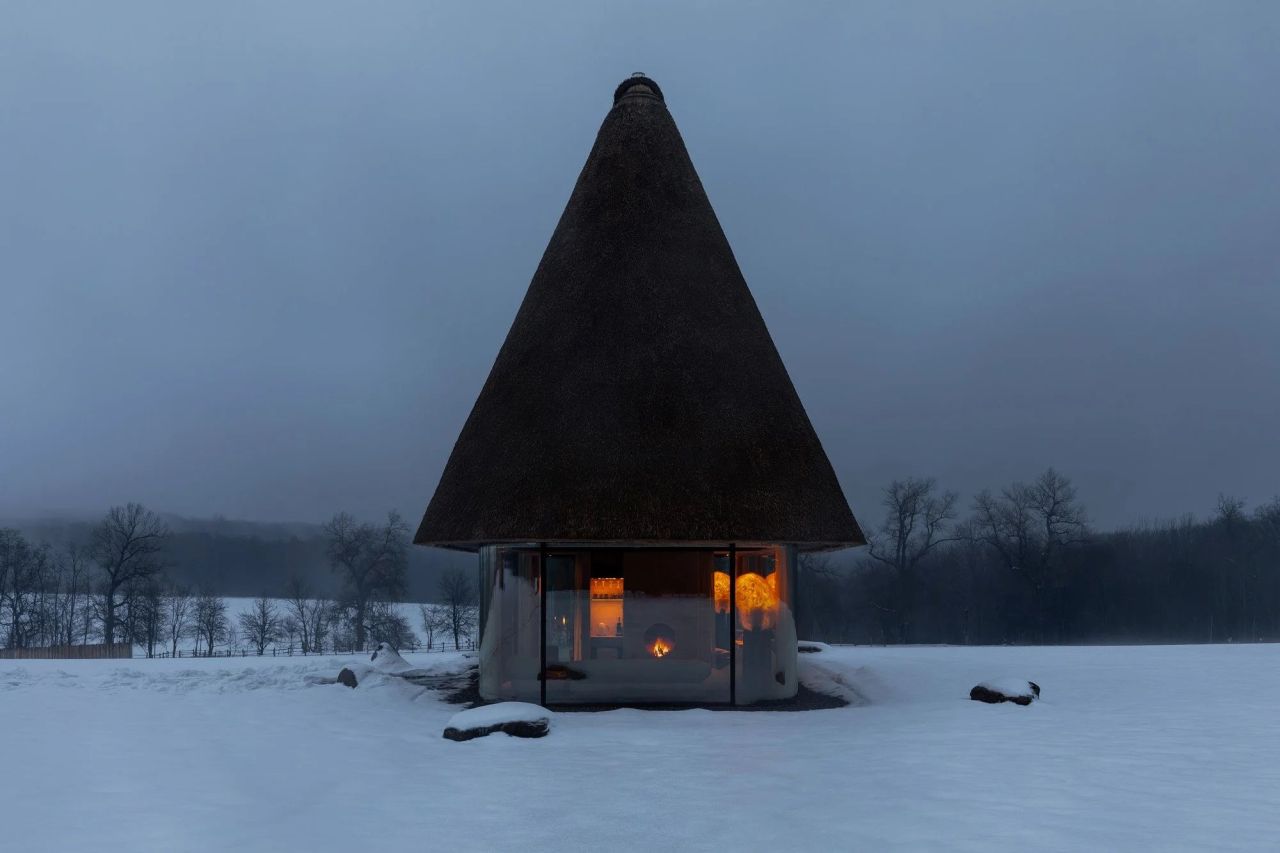 YOD Group Replaces Plastered Walls of Traditional Ukrainian Mazanka With Glass Facades to Make Unique Guesthouses