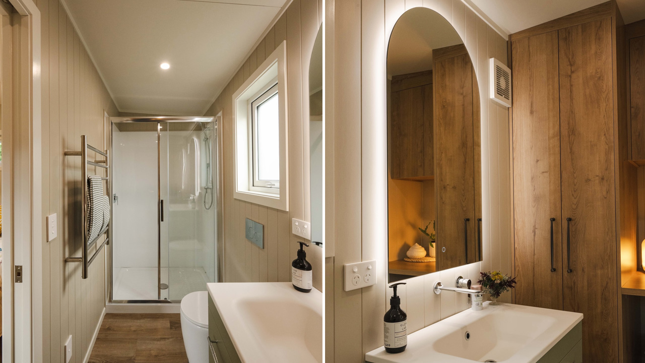 The English Garden Tiny Homes bathroom