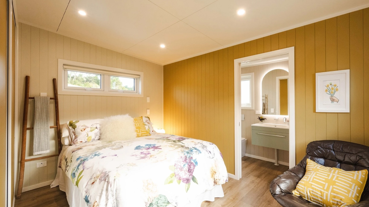 The English Garden Tiny Homes bedroom