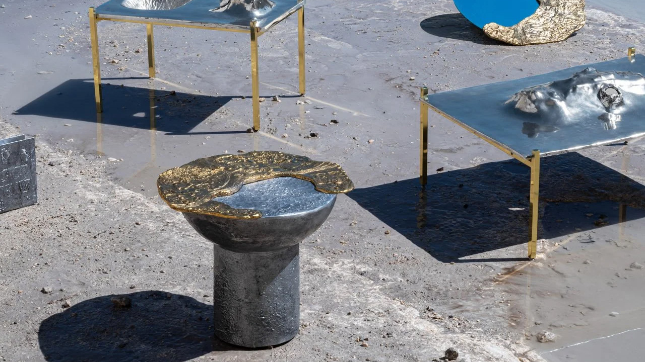 Mooncrater Table by Wanderart