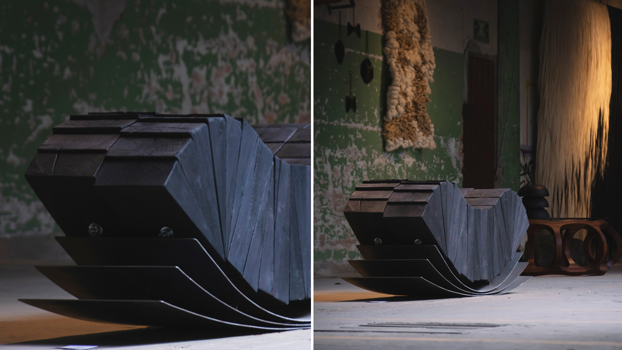 Swaying Triangles Bench