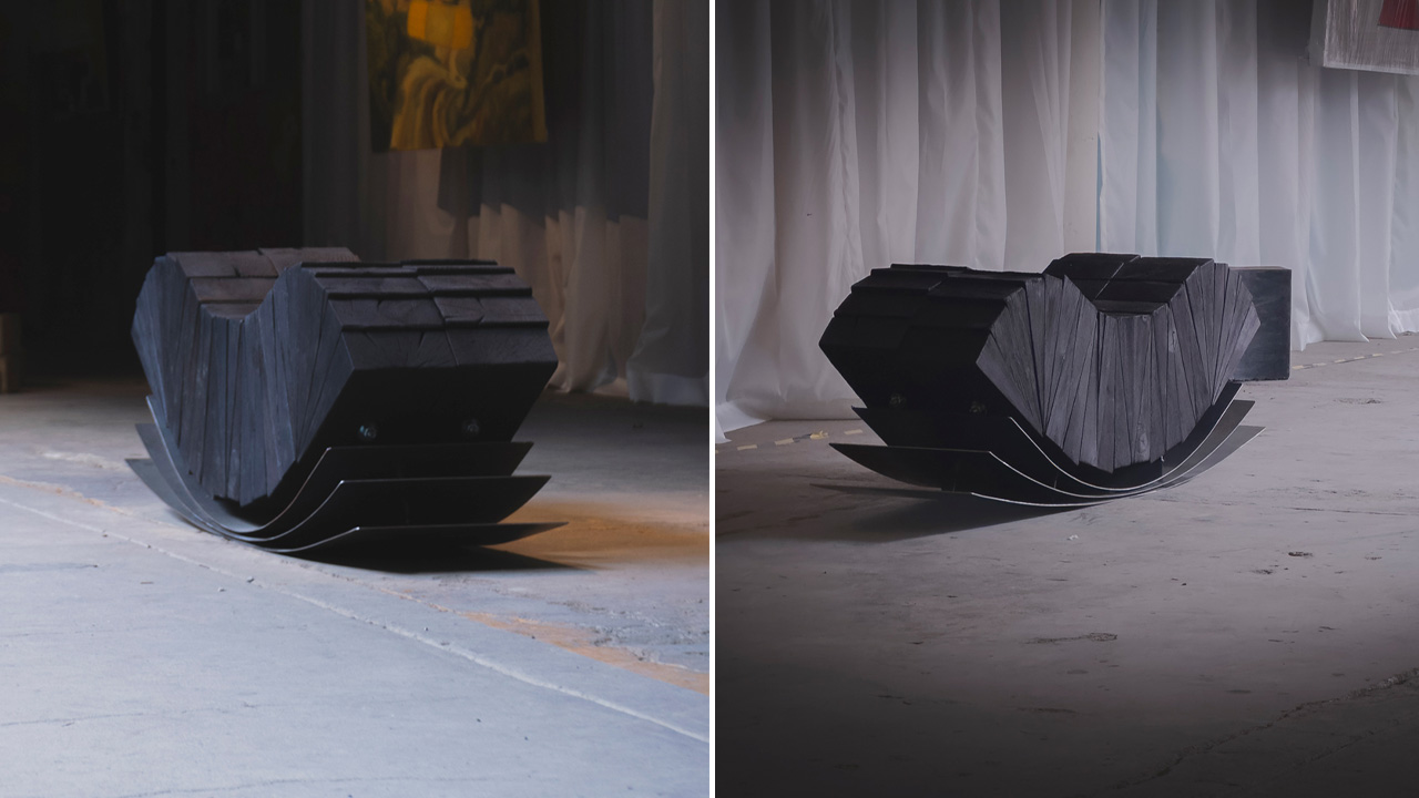 Swaying Triangles Bench