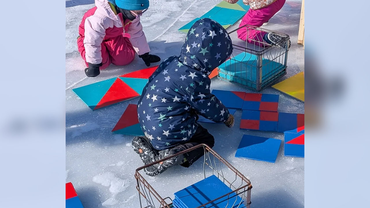 Visitors enjoy interactive puzzle activities