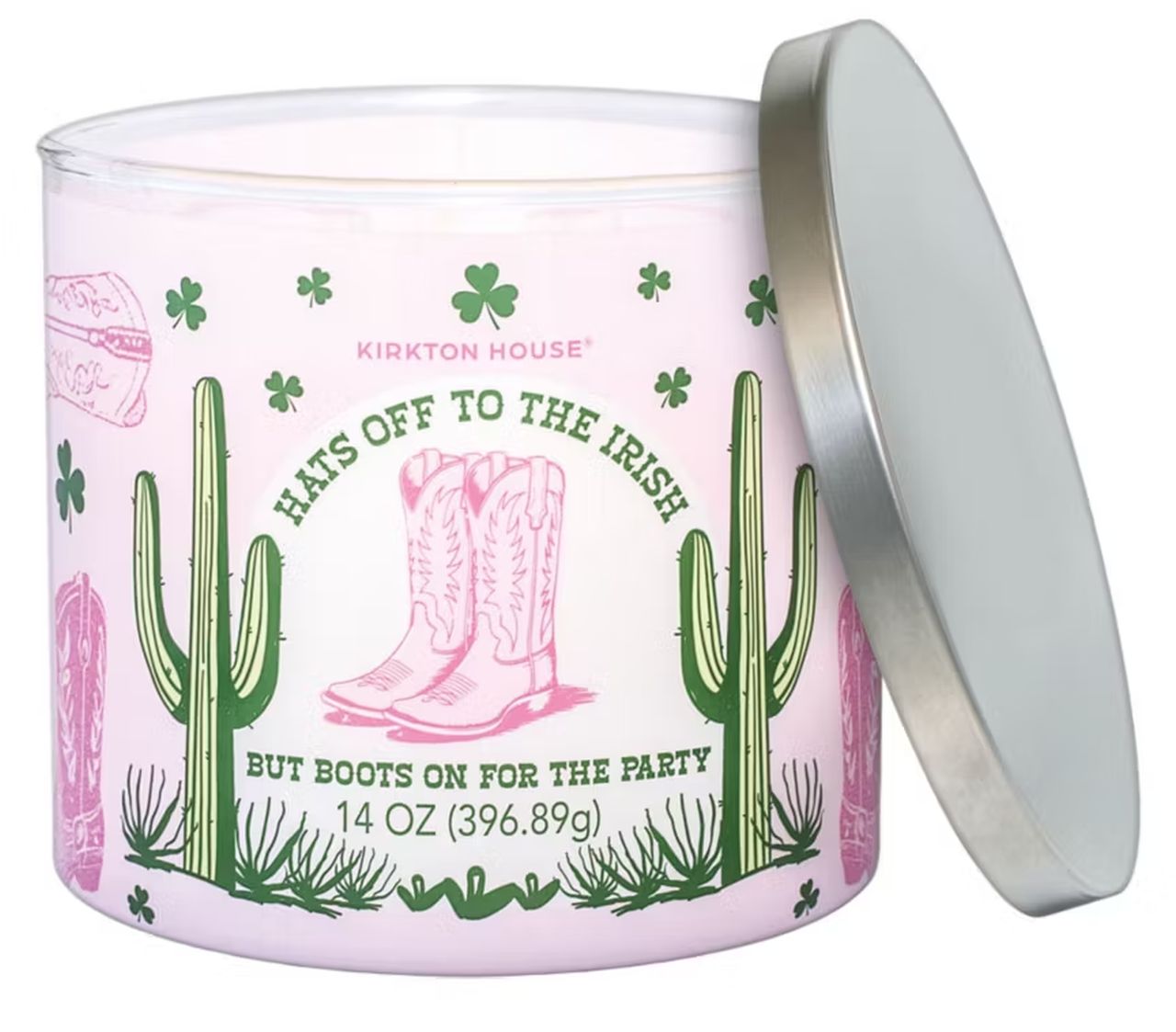 3 Wick St. Patrick's Day Candle